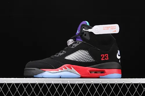 All categories Air Jordan Jordan series basketball shoes Air Jordan 5 Air Jordan 5 ''Top 3'' AJ5 Joe 5 grape purple black red CZ1786-001